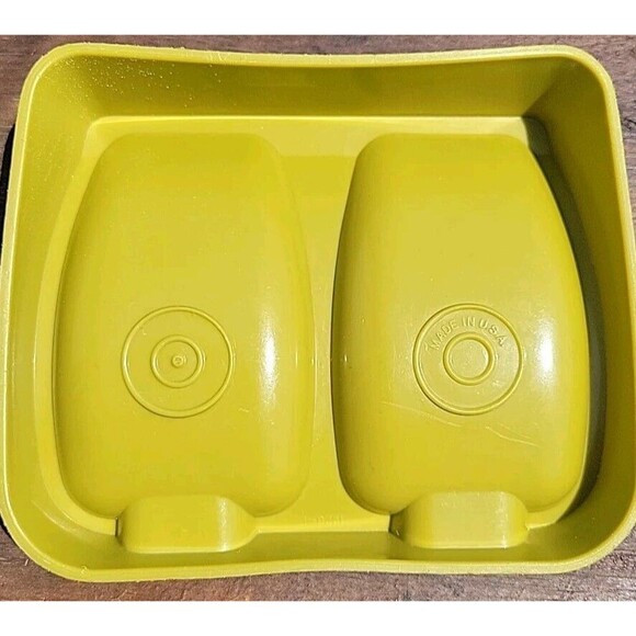 VTG Tupperware Double Spoon Utensil Rest Saver #1226 Avocado Green  Shampoo Bar - Picture 3 of 7
